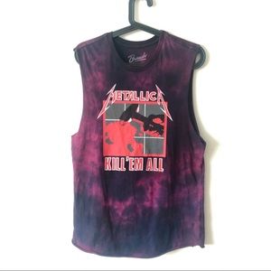 Bravado Metallica Kill ‘em all tiedye tunic s/m